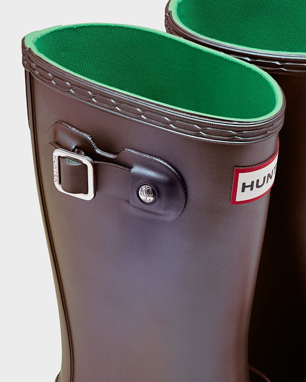 Botas De Agua Hunter Niños Verde Original Big Nebula 416208-HYQ